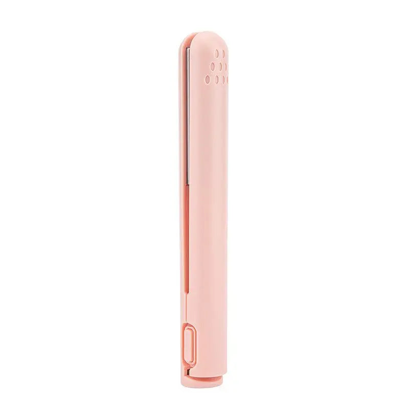 Portable 2-in-1 Curling Iron β USB Rechargeable Straight & Curl Tool