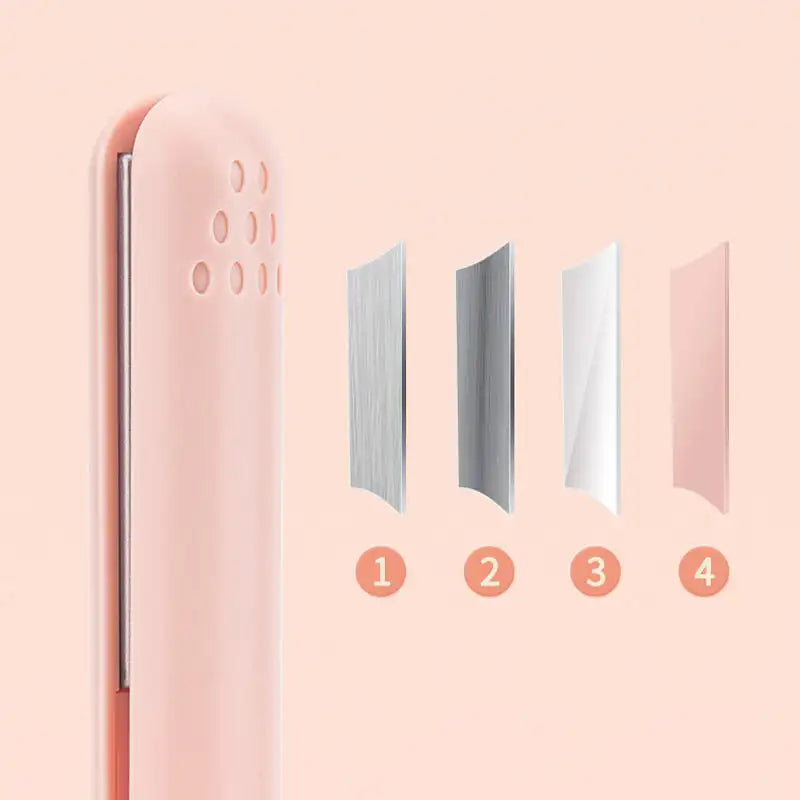 Portable 2-in-1 Curling Iron β USB Rechargeable Straight & Curl Tool