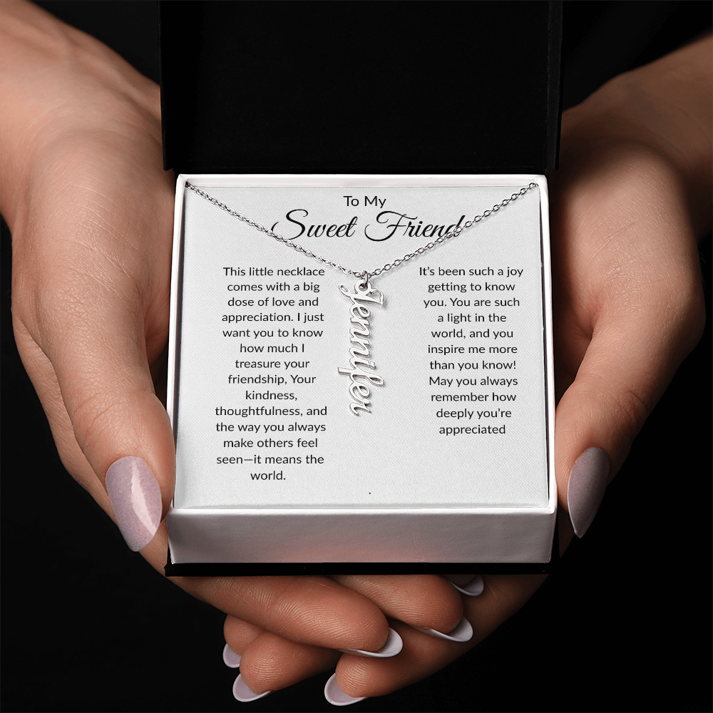 Personalized Necklace for Your Best Friend