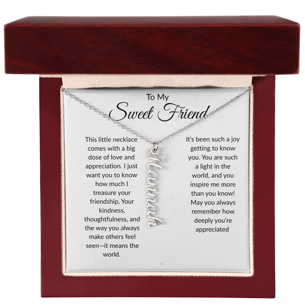Personalized Necklace for Your Best Friend
