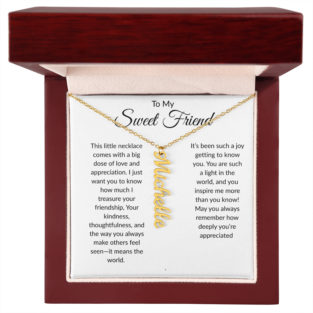 Personalized Necklace for Your Best Friend