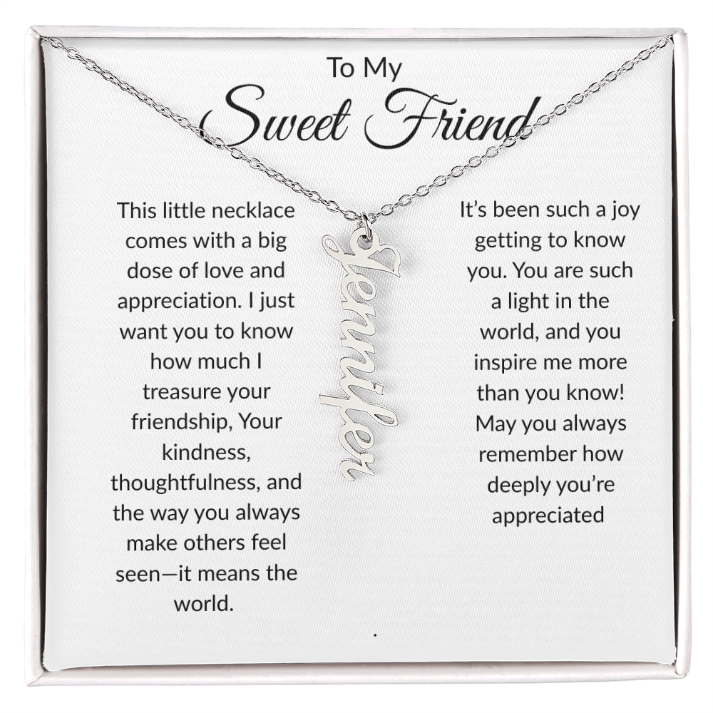 Personalized Necklace for Your Best Friend