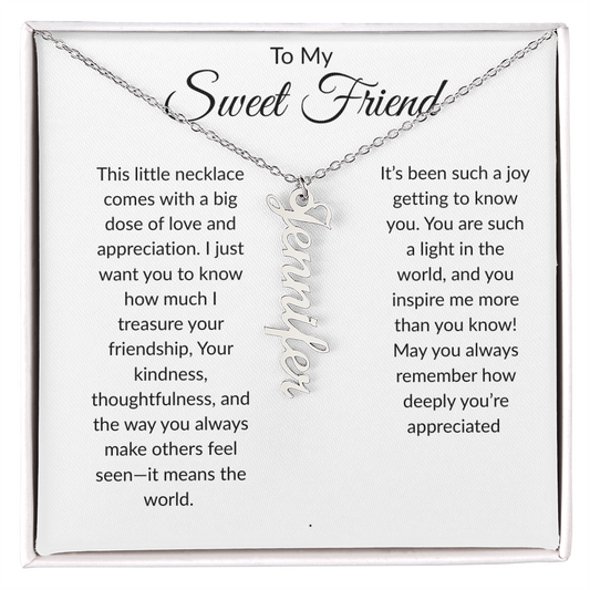 Personalized Necklace for Your Best Friend