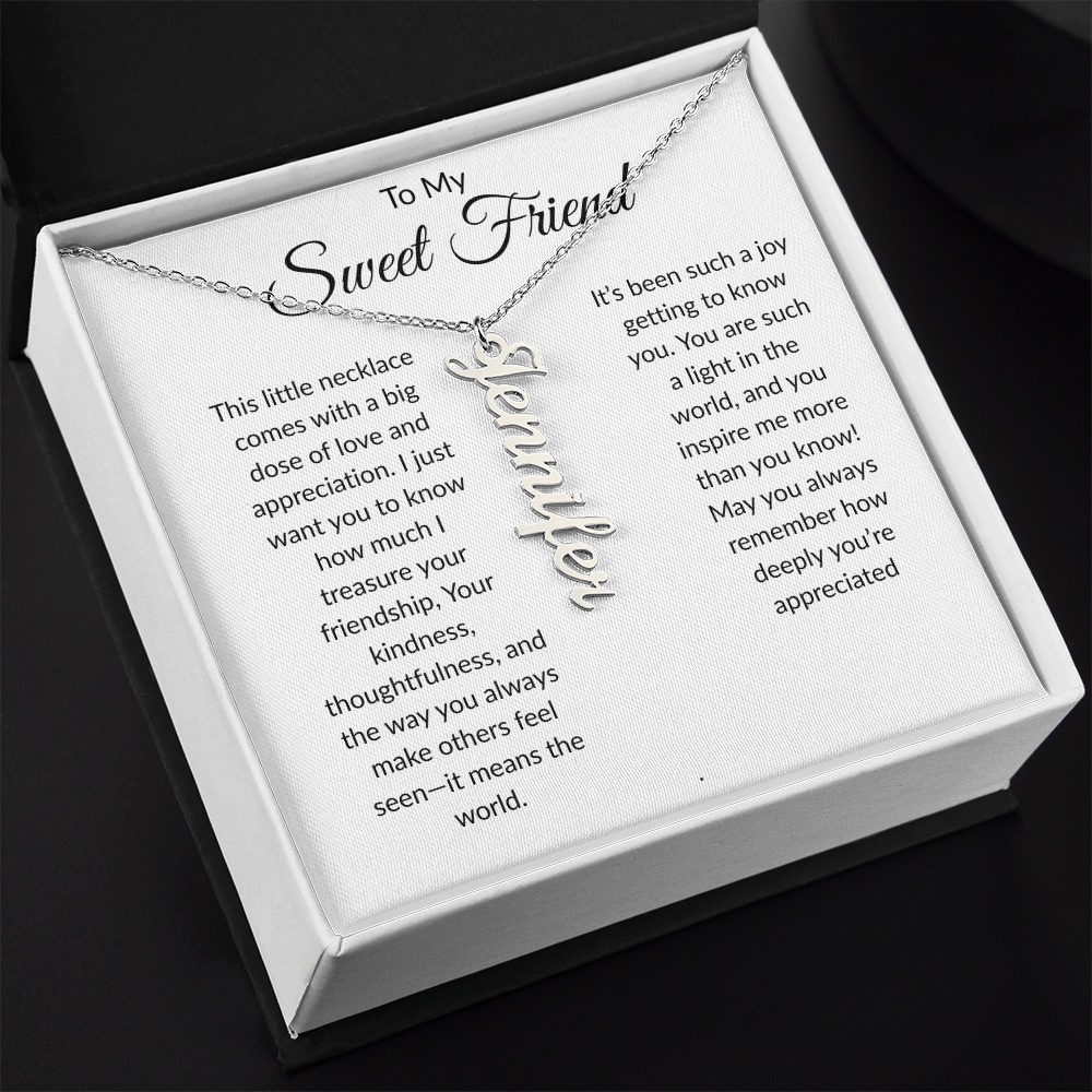 Personalized Necklace for Your Best Friend