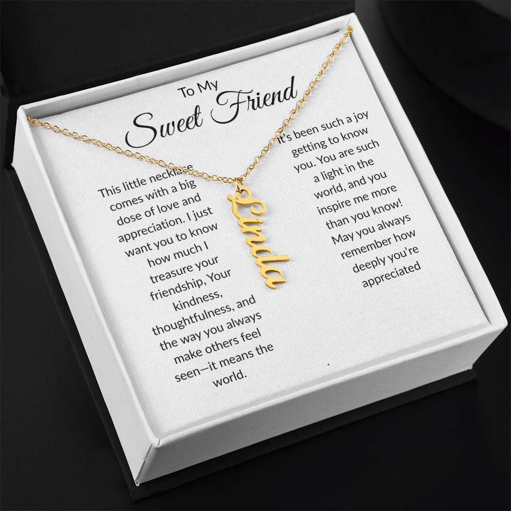 Personalized Necklace for Your Best Friend