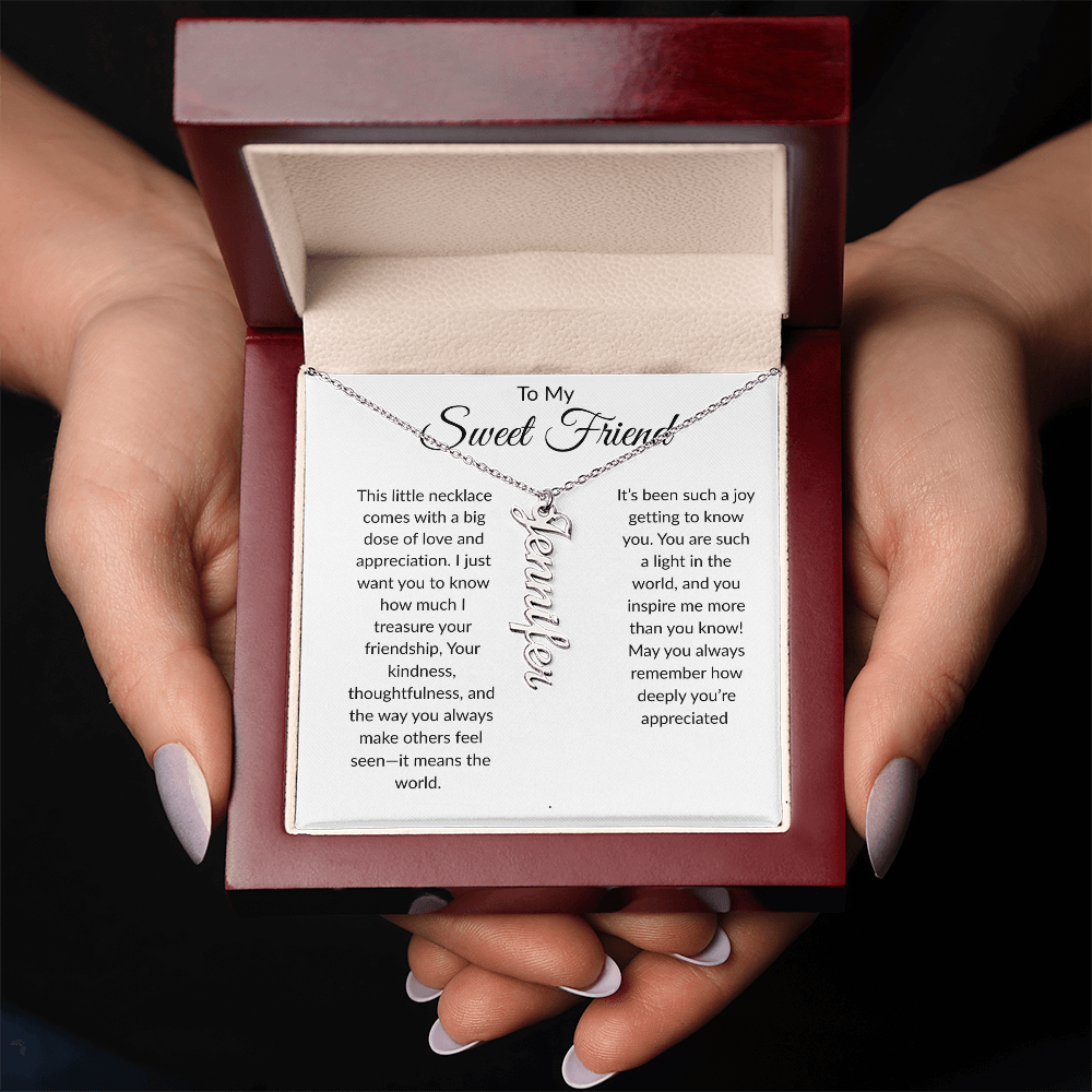 Personalized Necklace for Your Best Friend